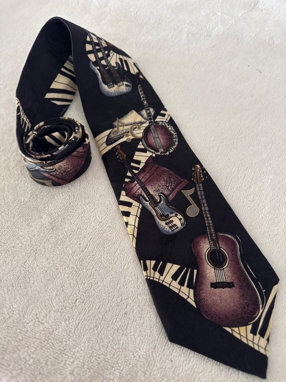 Men's Tie Guitar Banjo Keyboard by Surrey